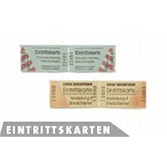 Eintrittskarte auf Rolle 1000 Abrisse wei�