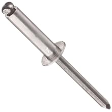 5052 Aluminum Blind Rivet, #11 Drill Size, .876"-1" Grip Range, 1.200" Length, 3/16" Diameter, Pack Of 100