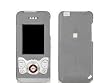 TRANSPARENT SMOKE SNAP-ON COVER HARD CASE PHONE PROTECTOR for SONY ERICSSON W580 / S500 WALKMAN [Beyond Cell Packaging]