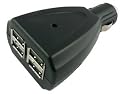 greymobiles 4 Port USB Car Charger/Adaptor For iPod, MP3 Players & More