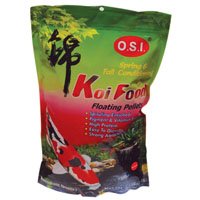 Imperial Garden Products OSI Spring and Fall Conditioning Koi Pellets Floating Fish Food Med 2.2lb