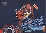 Donyell Marshall, Golden State Warriors Autographed Card