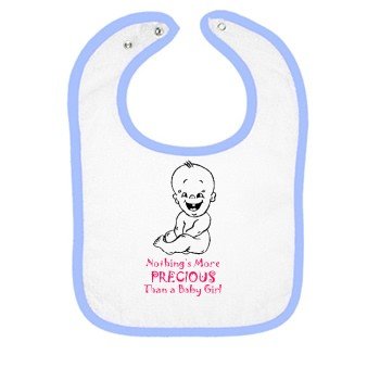 Precious Baby Girl Infants Bib