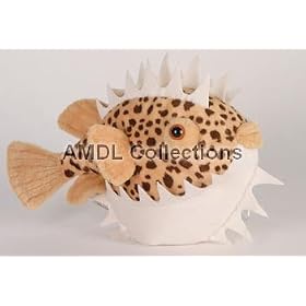 Wildlife Domestic Animals : Porcupine Puffer Tropical Aquarium Fish 9 Plush Stuffed Animal Toy by Wildlife Domestic Animals