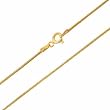 18K Gold Over Sterling Silver 1mm Snake Chain Necklace 14" 16" 18" 20" 24" 30"