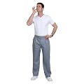 Kochhose, blau/wei�