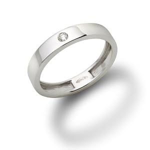 Miore M0419WM - Bague Femme - Or blanc 750/1000 (18 carats) - Diamant 0.03 cts