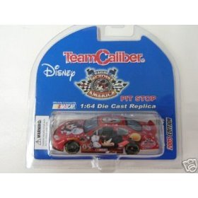 Licensed NASCAR Disney Team Caliber, Mickey Mouse, Racing Across America, Pit Stop 1:64 Die Cast Replica, 2005 Edition, Daytona 500, Chevrolet, Chevy, Team Monte Carlo, Collectible