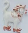 Whimsiclay Isadora Cat Pin