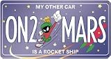 Marvin the Martian ON2 MARS License Plate