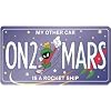 Marvin the Martian ON2 MARS License Plate
