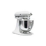 KitchenAid KSM150WH FACTORY REFURBISHED mixer 5QT, white.