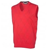 AUR Mens Classic Argyle V-Neck Vests