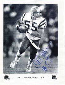 Junior Seau Autographed 8x10 Photo