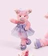 Priscilla Ballerina Pig 9" Stuffed Animal Plush Pink Pig