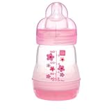 MAM Anti-Colic Bottle Girl, 5 Ounce, Single Pack