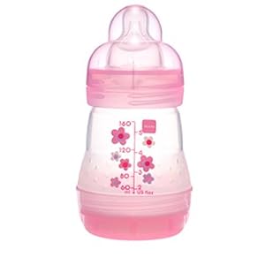 MAM Anti-Colic Bottle Girl, 5 Ounce, Single Pack