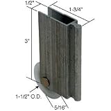 1-1/2" Nylon Wardrobe Door Roller for Monarch Mirror Doors