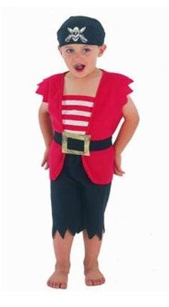 Kids Toddler Pirate Child Costume