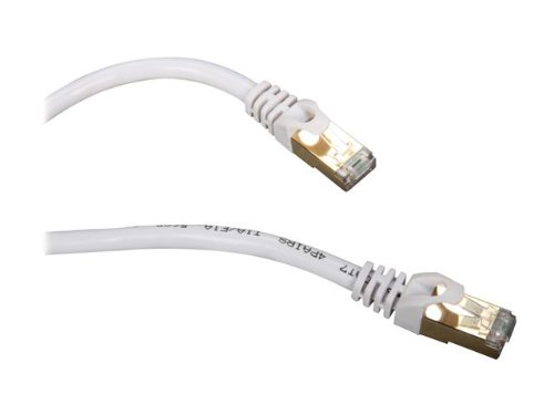 Rosewill 1-Feet Cat 7 White Color Shielded Twisted Pair Networking Cable (RCNC-11057)