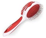 Bamboo Dog pin bristle brush and flea comb bamboo 810121