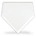 Rubber throw down Home Plate w/three Spikes
