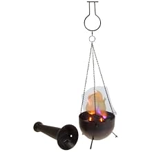 Fortune FLM-100 4-in-1 Burning Torch Flame Light, 3-3/4" Bowl Diameter x 5-3/4" Height