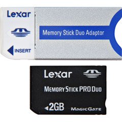 Lexar 2GB Platinum II Memory Stick PRO Duo MSDP2GB-40-664