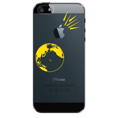 隕石 meteorite【イエロー】 / iPhone5ケース【iphone5 ケース カバー】【スマホケース】【スマートフォン ケース】