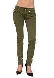 Nolita Women's Kate Skinny Jean in Olive