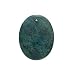 Chrysocolla Jasper Large Oval Focal Pendant 44mm (1)