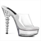 Pleaser Women's Blossom-601 Platform Sandal
