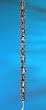 72" Handcrafted Cast Aluminum "Bamboo Link" Friendship Rain Chain