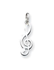 Sterling Silver Music Note Charm
