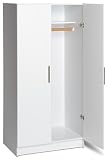 Prepac Wew-3264 32" Wardrobe Cabinet White