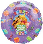 Winnie the Pooh and Friends Bonne Fete 18" Mylar Balloon