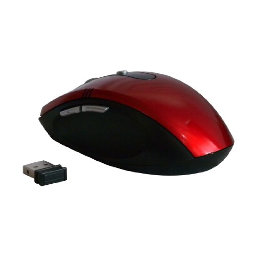 2.4g Superior Wireless Mobile Red Mouse For Laptop Pc Computer Picture