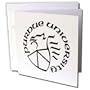 Collegiate - Purdue University - Greeting Cards-12 Greeting Cards with envelopes