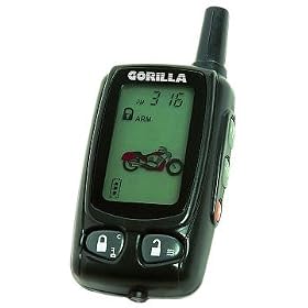 Gorilla Automotive 7017 Motorcycle Alarm with 2-Way Paging System