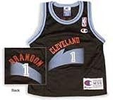 Cleveland Cavaliers Terrell Brandon #1 Black Replica Jersey