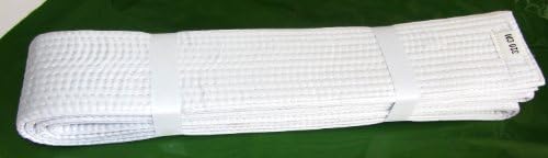 Takashi OBI LAIDO Belt - 320cm X 7.5cm WHITE COTTON