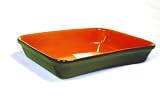 Piral 12 1/2 Inch x 10 Inch Rectangular Baker, Hunter Green