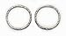 SOLID .925 STERLING SILVER HINGED HOOP EARRINGS 12mm TWIST, LEAD & NICKEL FREE!