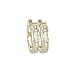 14K Yellow Gold 1/4 ct. Channel Set Diamond Hoop Earrings