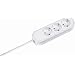Bachmann 387.272 3-Fach-Tischsteckdose weiss mit Zuleitung 5m