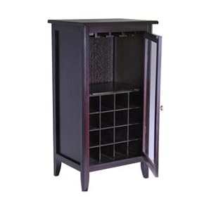 Wine Cabinet with Glass Door by