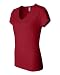 Ladies' Short Sleeve Jersey V-Neck T-Shirt