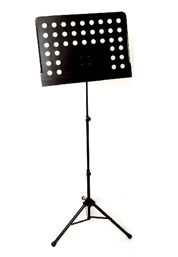 Lochpult Notenständer schwarz Notenpult bis 150 cm Höhe