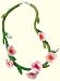 Lotus Flower Felt Necklace