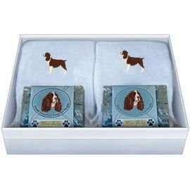 Double Gift Box with Springer Liver Soap and Towel